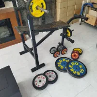 میز بدنسازی با وزنه و دمبل متغیر|تجهیزات ورزشی|کرج, شهرک جهان آرا|دیوار