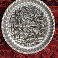 سینی قلم زنی استاد
