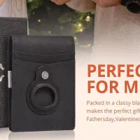 کیف پول خارجی جیبی چرم مردانه HUMERPAUL مسافری