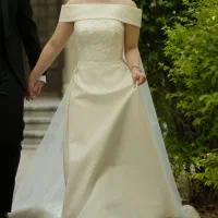 لباس عروس مزون‌دوز سایز ۳۶ - ۳۸