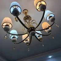 لوستر ۸ شعله|لوستر و چراغ آویز|گرگان, |دیوار