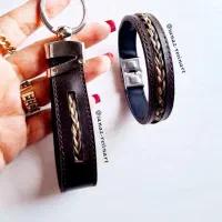 سرکلیدی چرم ودستبندموی یار