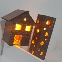 آباژور شبخواب جنس چوبی