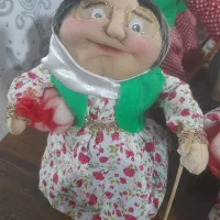 عروسک دست سازننه سرما