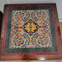 رومیزی مخمل کوبیده