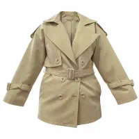 ترنچ کت (بارونی) زنانه کرم|لباس|قدس, شهرقدس|دیوار