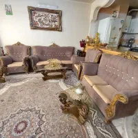 مبلمان ۷ نفره به همراه عسلی و جلو مبلی|مبلمان خانگی و میز عسلی|اسلام‌شهر, شهرک قائمیه|دیوار