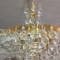 لوستر ۹شاخه کریستالی|لوستر و چراغ آویز|شاهرود, |دیوار