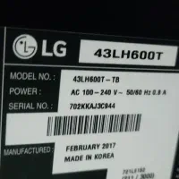 تلویزیون ال جی 43 اینچ|تلویزیون و پروژکتور|محمدشهر, همایون ویلا|دیوار