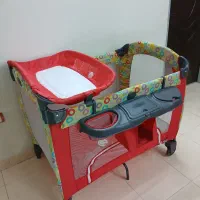 تخت تاشو تخت کودک تخت پارک شو در حد
