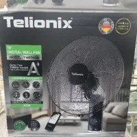 پنکه دیواری تلیونیکس کنترل دار دیجیتال رنگ مشکی