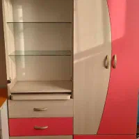 فروش تخت خواب کمد کودک ومیز تحریر|تخت و سرویس خواب|فولادشهر, C8|دیوار