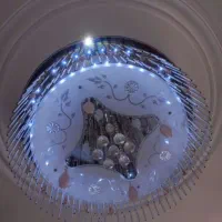 لوستر کریستالی مخصوص پذیرایی بسیار شیک|لوستر و چراغ آویز|همدان, |دیوار