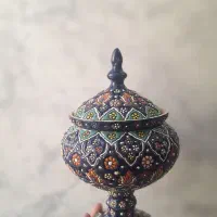 شکلات خوری میناکاری شده روی سفال درجه۱