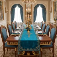 رومیزی مخمل