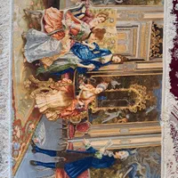 تابلو فرش ابریشم برجسته شاعر جوان|تابلو فرش|تهران, فرحزاد|دیوار