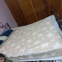 تخت‌خواب دونفره به همراه تشک|تخت و سرویس خواب|اهواز, سید خلف|دیوار