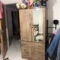 تخت دو طبقه نوجوان با کمد ستش