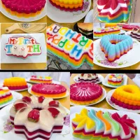 سالاد الویه سالاد ماکارونی ژله دسر پیراشکی حلوا