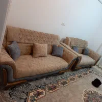 مبل سفارشی ۷ نفره پارچه خارجی کار محکم و عمری|مبلمان خانگی و میز عسلی|تهران, جی|دیوار