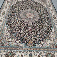 4تخته فرش 9متری نو  نقشه پرمین سورمه ای|فرش|قم, نیروگاه|دیوار