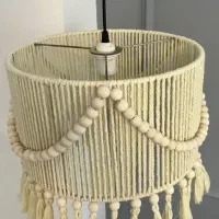 لوستر و اباژور مکرومه و بوهو|لوستر و چراغ آویز|مشهد, شریف|دیوار