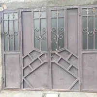 درب آهنی سنگین بیرون باز شو