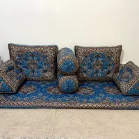 مبل مینایی ست هفت تکه ترمه مدل شاه نشین