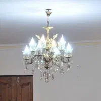 لوستر برنز با دیوار کوب