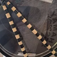 طبل ارتشی ی استیل پایه بلند