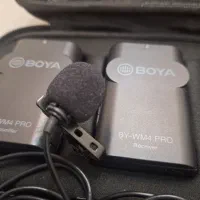 میکروفن یقه ای بی سیم بویا(دوکاربره)|دوربین عکاسی و فیلم‌برداری|تبریز, |دیوار