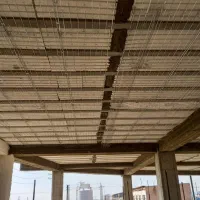 راویزکاری سقف روی یونولیت ودال بتن جوشکاری نورمخفی