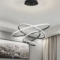 لوستر مدرن با کنترل و اپ موبایل / لوستر کهکشانی|لوستر و چراغ آویز|اردبیل, |دیوار