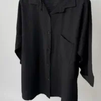 مانتو مشکی کوتاه شیک تک جیب|لباس|سرپل ذهاب, |دیوار