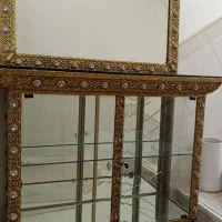 آینه کنسول برنز اصل ورق ضخیم و سنگین