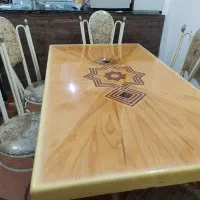 یکدست میز ناهارخوری ۶ نفره|میز و صندلی غذاخوری|شیراز, رکنآباد|دیوار