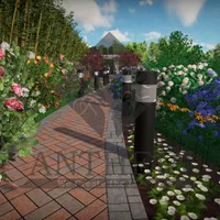 طراحی ۳ بعدی و اجرای فضای سبز|خدمات باغبانی و درختکاری|رشت, ساغری سازان|دیوار