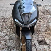 موتور سیکلت کویر agv150 مشکی رینگ طلایی ۱۴۰۲