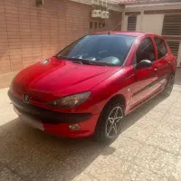 206 قرمز|خودرو سواری و وانت|مبارکه, |دیوار