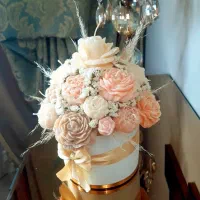 باکس گل جاودان مخصوص هدیه روز مادر