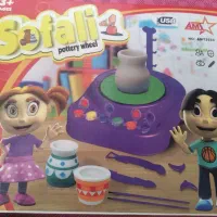 لوازم سفالگری به علاوه ۳ بسته گل سفال