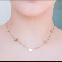 انگشتر آویز گوشواره طلا۴درصدبالاتابلو مینیمال لوکس