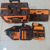 لباس کار و کیف ابزار بزرگ