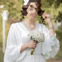 لباس عقد تن پوش اول فقط برای عکاسی بوده سایز38.40