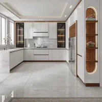 کابینت های گلاس مدرن|مصالح و تجهیزات ساختمان|قم, باغ کرباسی|دیوار