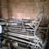 جک فلزی ۳متری قیچی زمینی قیچی میلگرد ستون ریز۶متری