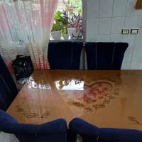 میز ناهارخوری شش نفره|میز و صندلی غذاخوری|رشت, حومه رشت|دیوار