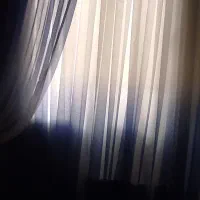 پرده حریر دوتکه درحدنو حدودیکسال استفاده شده|پرده، رانر، رومیزی|قرچک, میرزائی جنوبی|دیوار