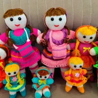 عروسک کاموایی|صنایع دستی و سایر لوازم تزئینی|رشت, کوی مهر|دیوار