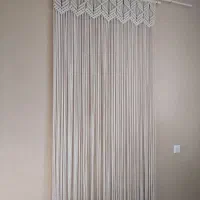 پرده مکرومه|پرده، رانر، رومیزی|تهران, صد دستگاه|دیوار